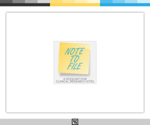 Note to File - a podcast for clinical research sites | Design de Logo par BT Designs