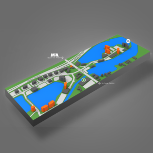 SVG & VECTOR 3D MAP | Diseño Gráfico por davidsantacruz7