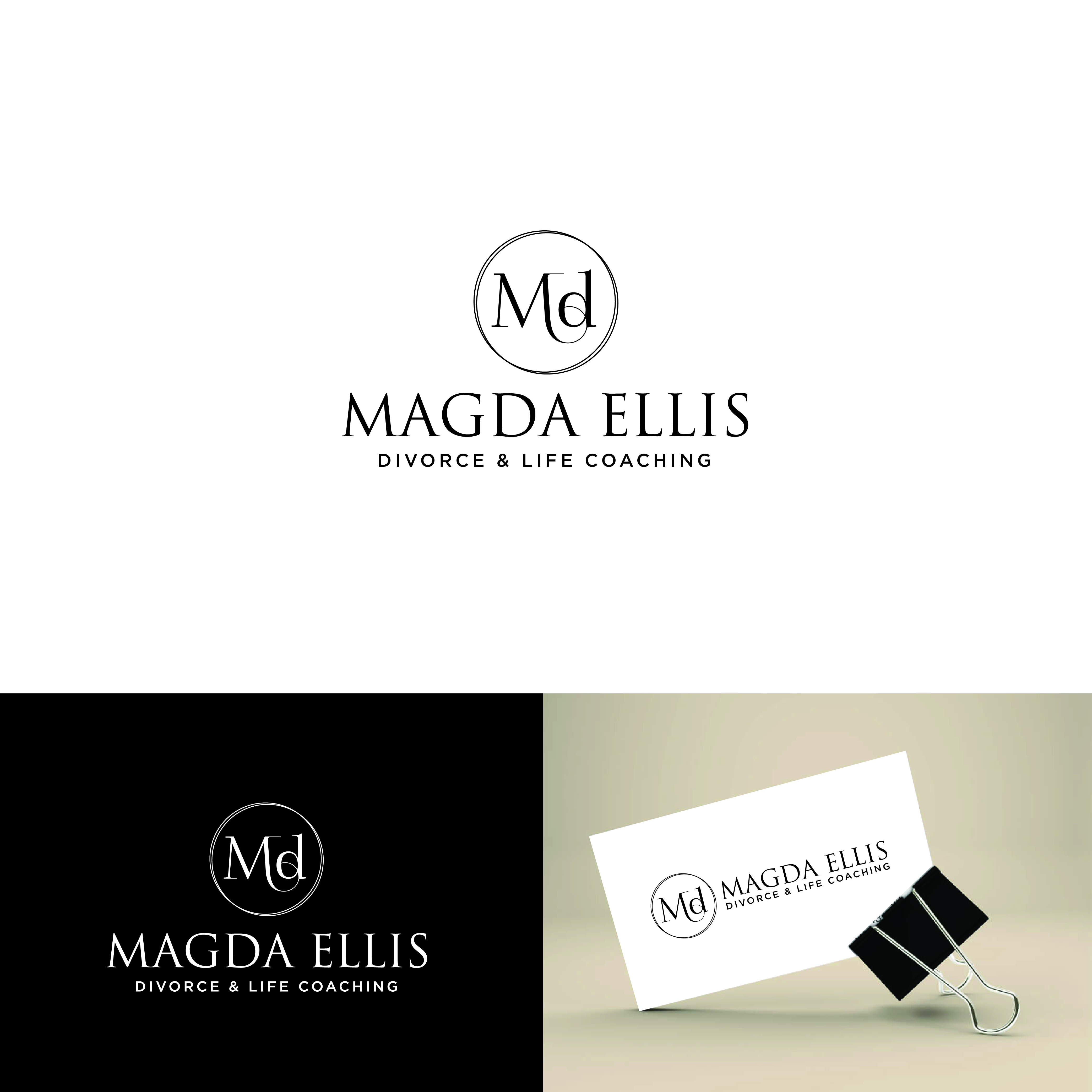 Logo Design by ESolz Technologies for Magda Ellis Divorce and Life Coaching  | Design #24543095