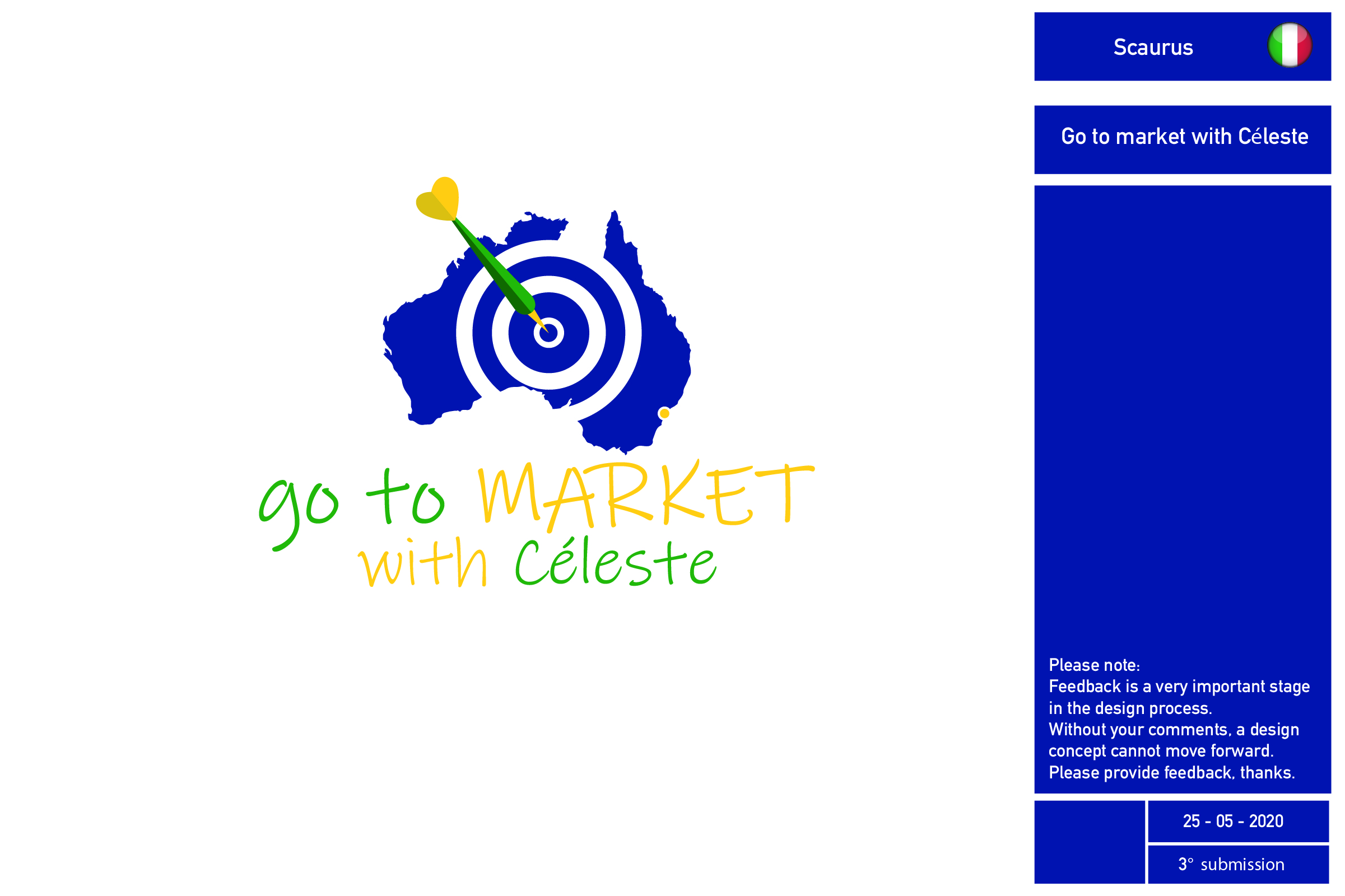 Logo Design by InkThink by Scaurus for Go to Market with Celeste | Design #24544682