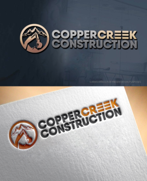 Copper Creek Construction | Diseño de Logo por graphicevolution
