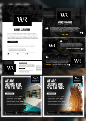 Social media design templates
