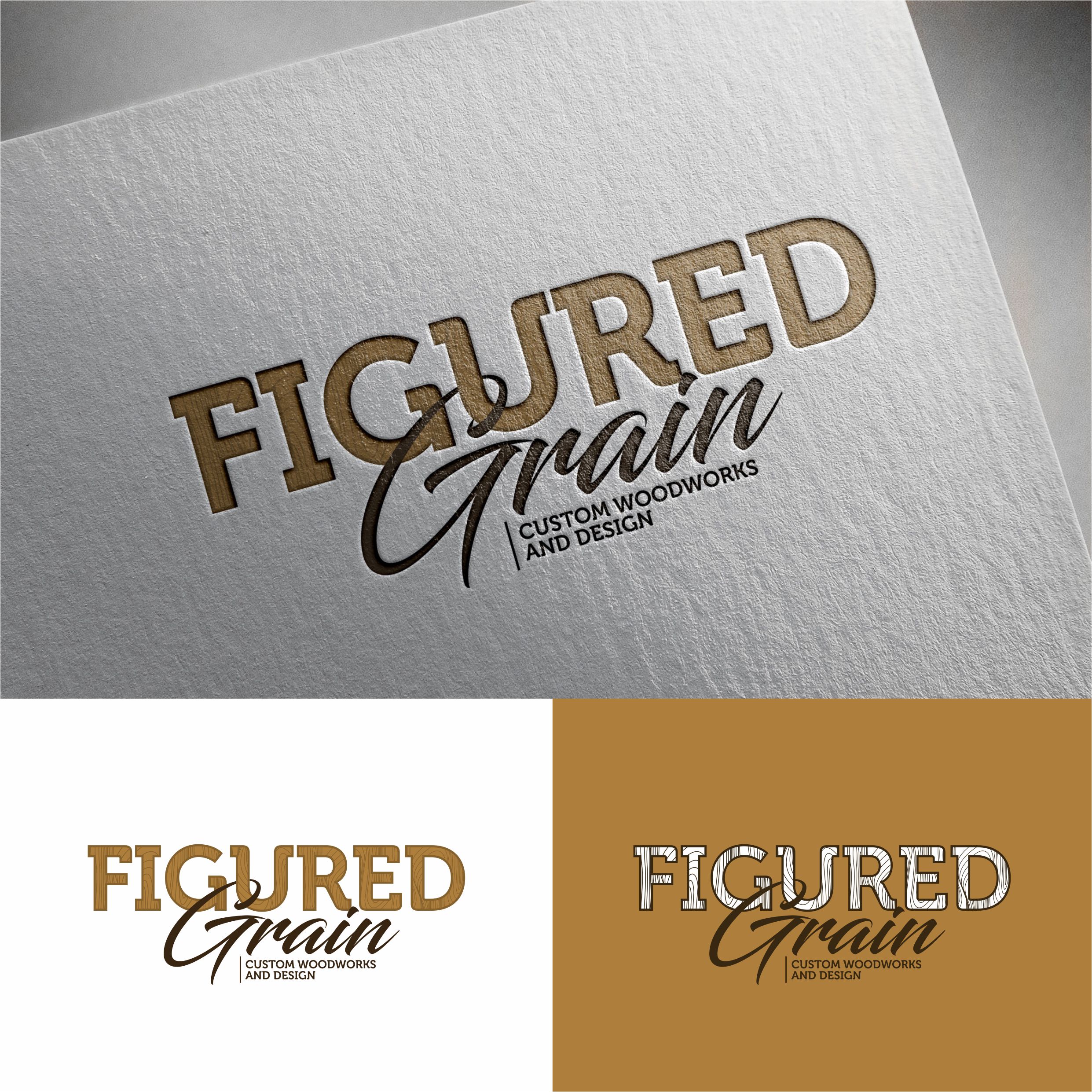 Logo Design by Jeferson HP for Figured Grain | Design #24546910
