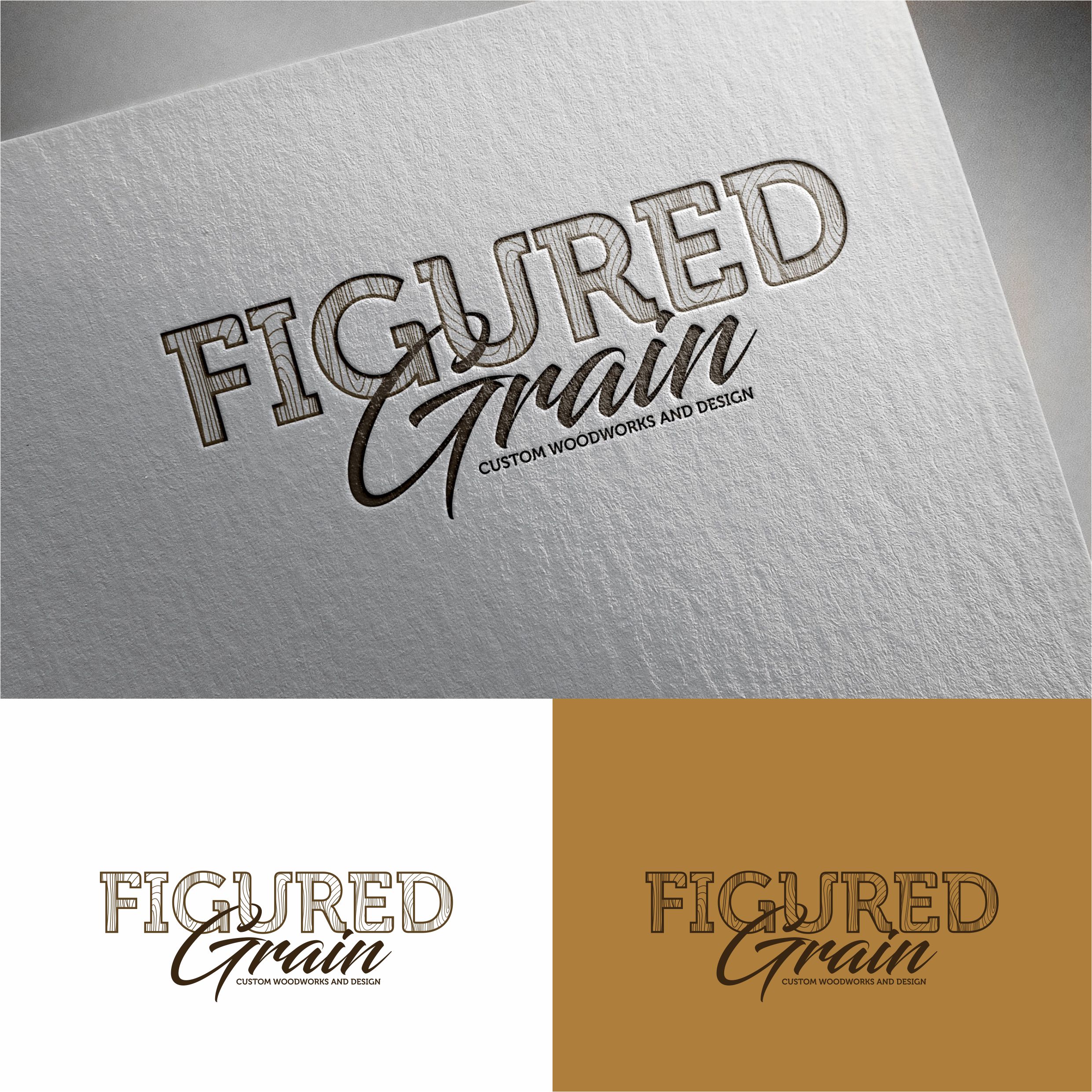 Logo Design by Jeferson HP for Figured Grain | Design #24546911