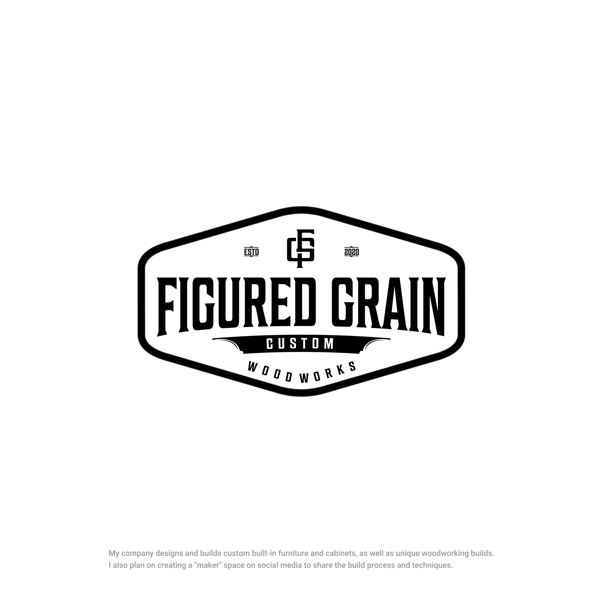 Logo-Design von Low_vertical für Figured Grain | Design #24628368