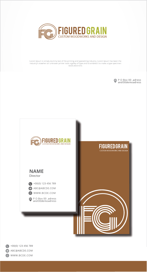 Logo Design by graphicevolution for Figured Grain | Design #24545692