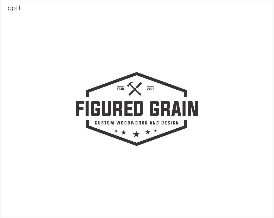 Logo Design by jssaan for Figured Grain | Design #24660177