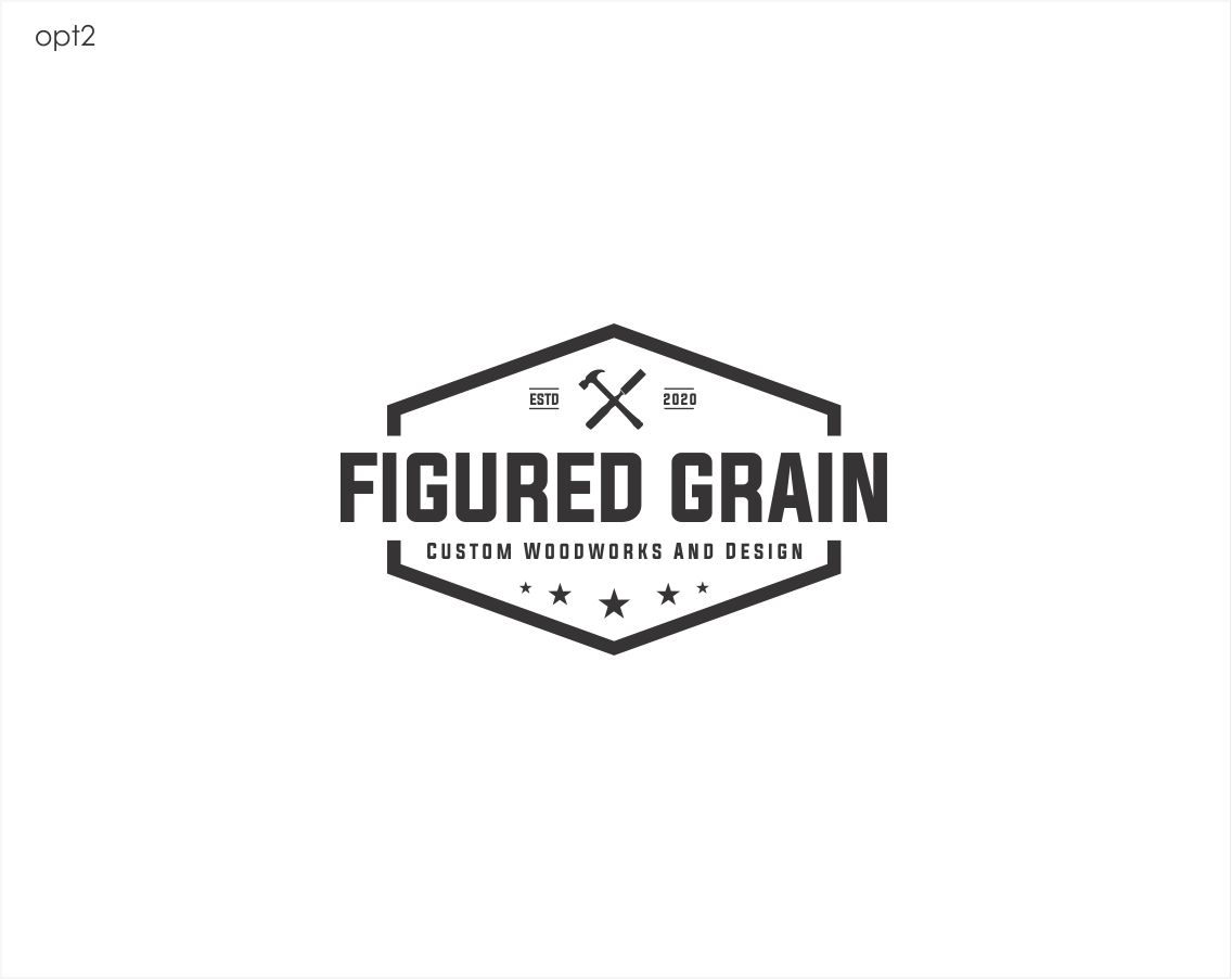 Logo Design by jssaan for Figured Grain | Design #24661699