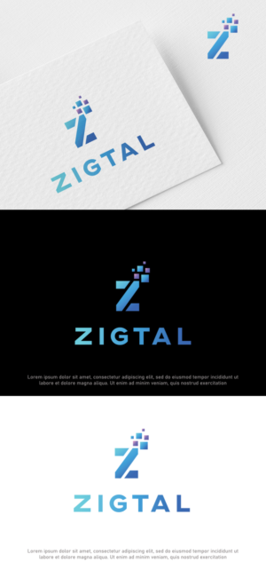 Logo Design by 4AD for Zigtal | Design: #24566734