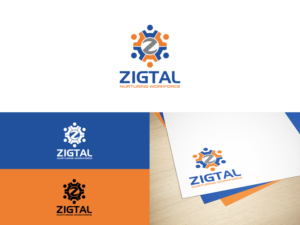 Logo Design by Slant Line Media for Zigtal | Design: #24552159