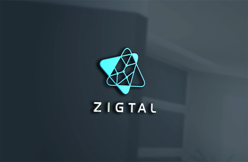 Logo Design by 4tech services for Zigtal | Design #24548307