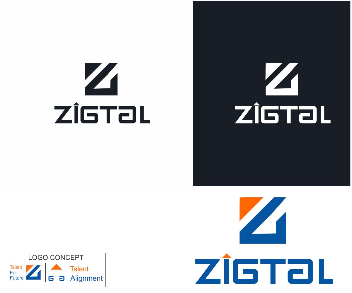 Logo Design by parasprint007 for Zigtal | Design #24563017
