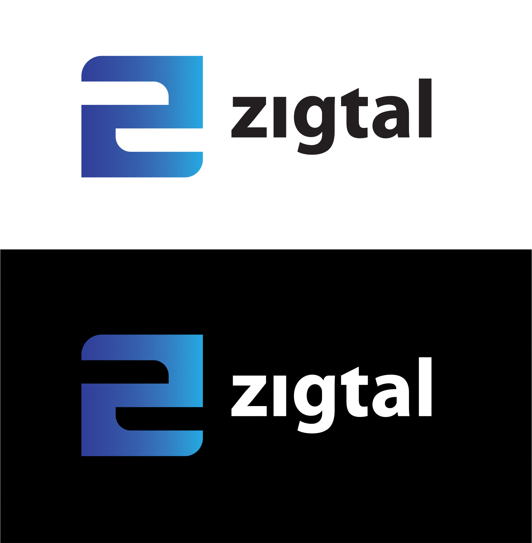 Logo Design by designbyPandawa for Zigtal | Design #24566524