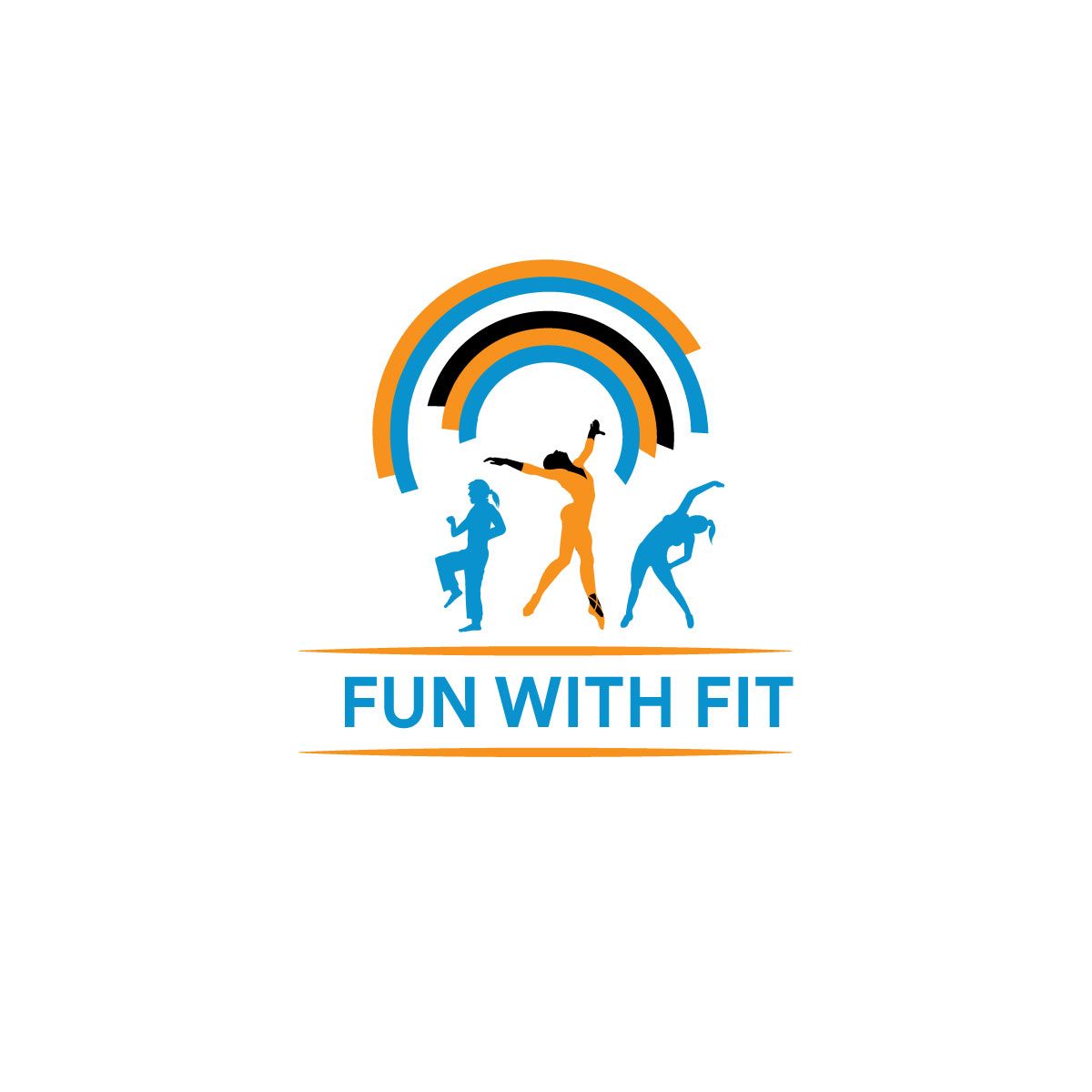 Logo Design by Wonderful design for FUN WITH FIT | Design #24587856