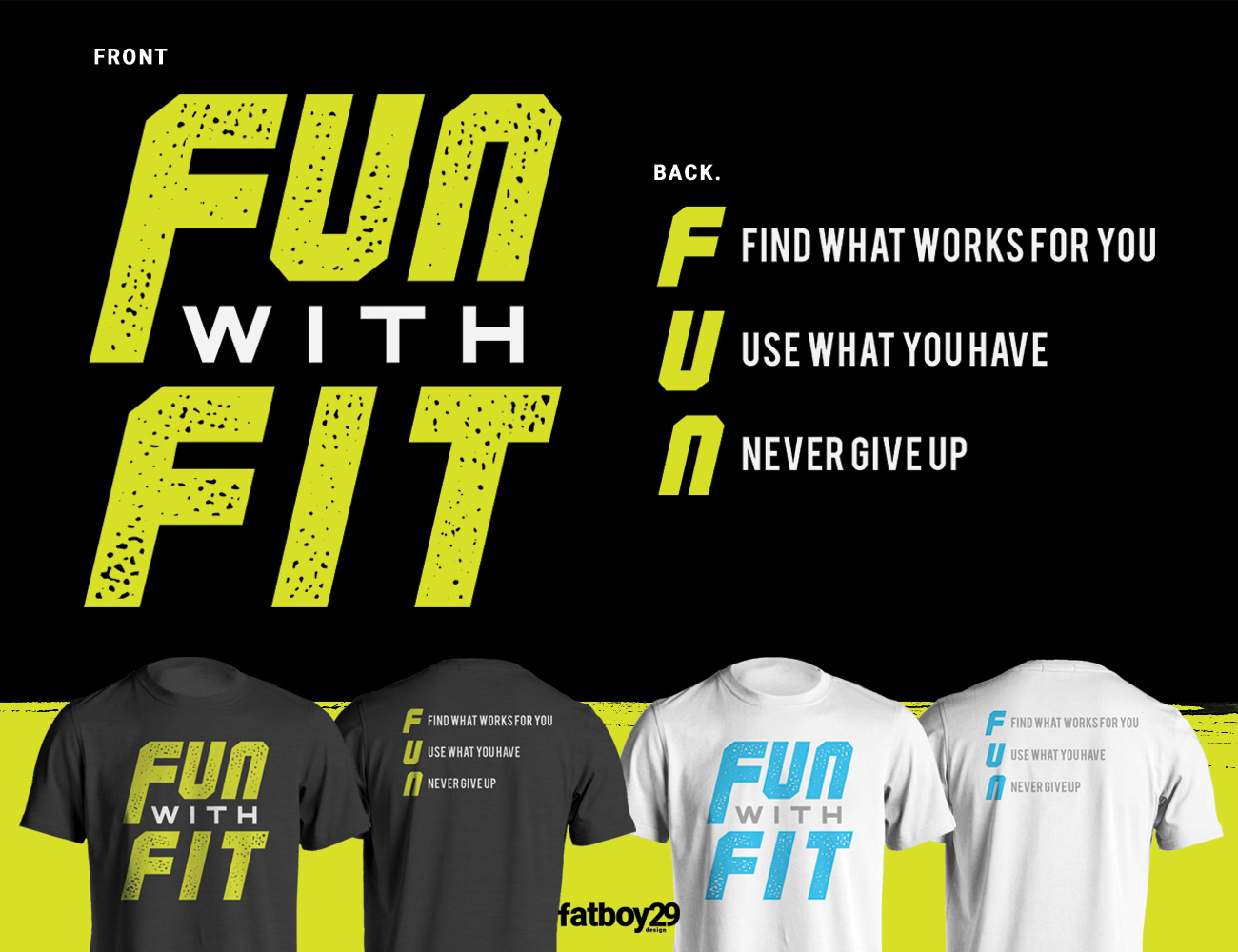 Logo Design by Fatboy Graphic for FUN WITH FIT | Design #24660523