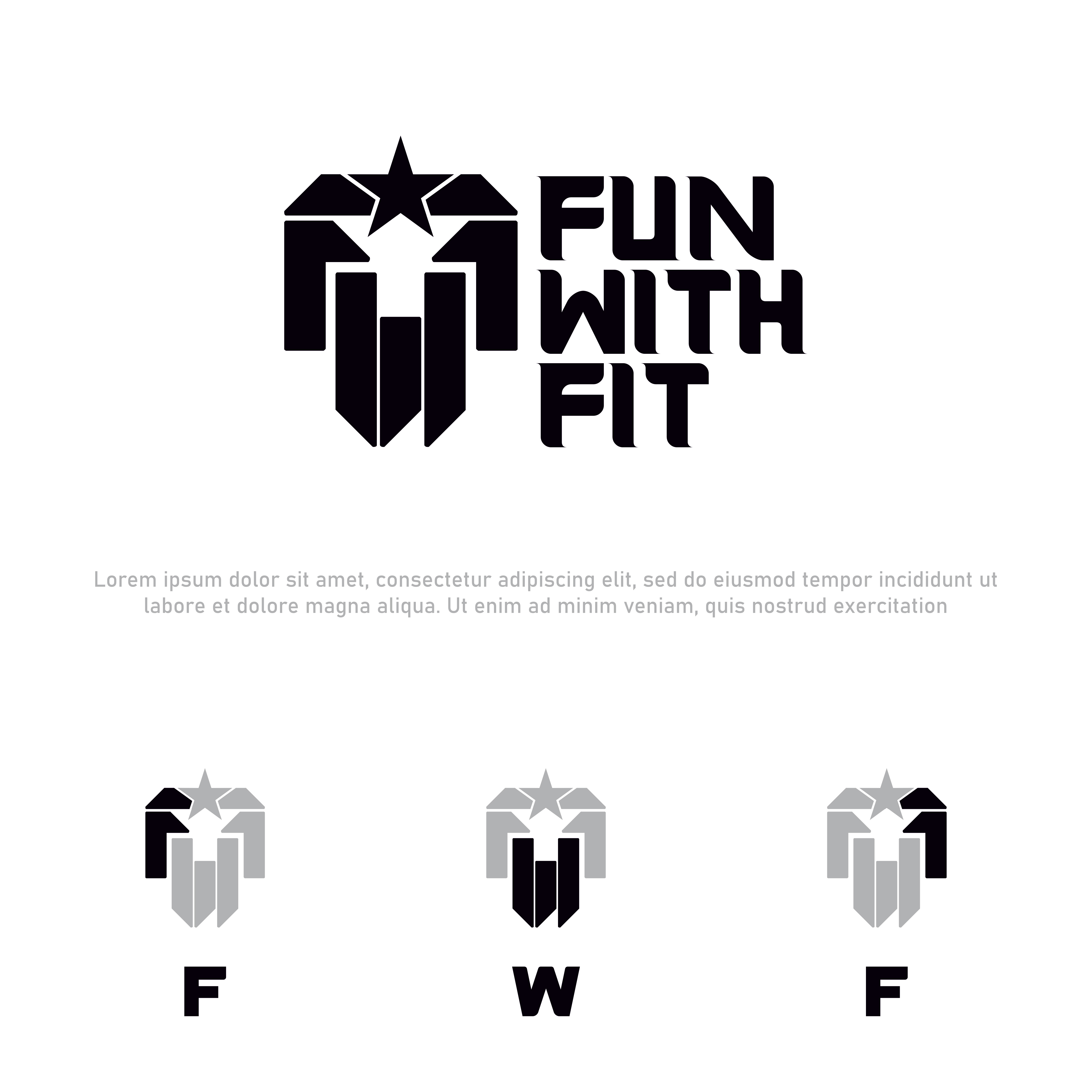 Design de Logo par 4AD pour FUN WITH FIT | Design #24671359