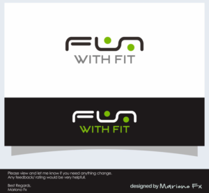 Design de Logo par Mariono Fx pour FUN WITH FIT | Design : #24554156