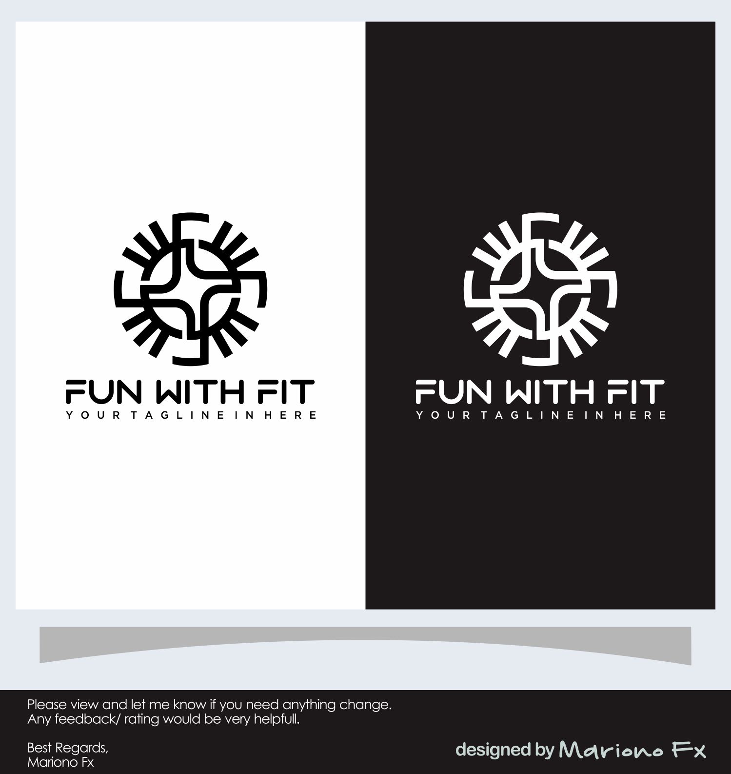 Diseño de Logo por Mariono Fx para FUN WITH FIT | Diseño #24606690