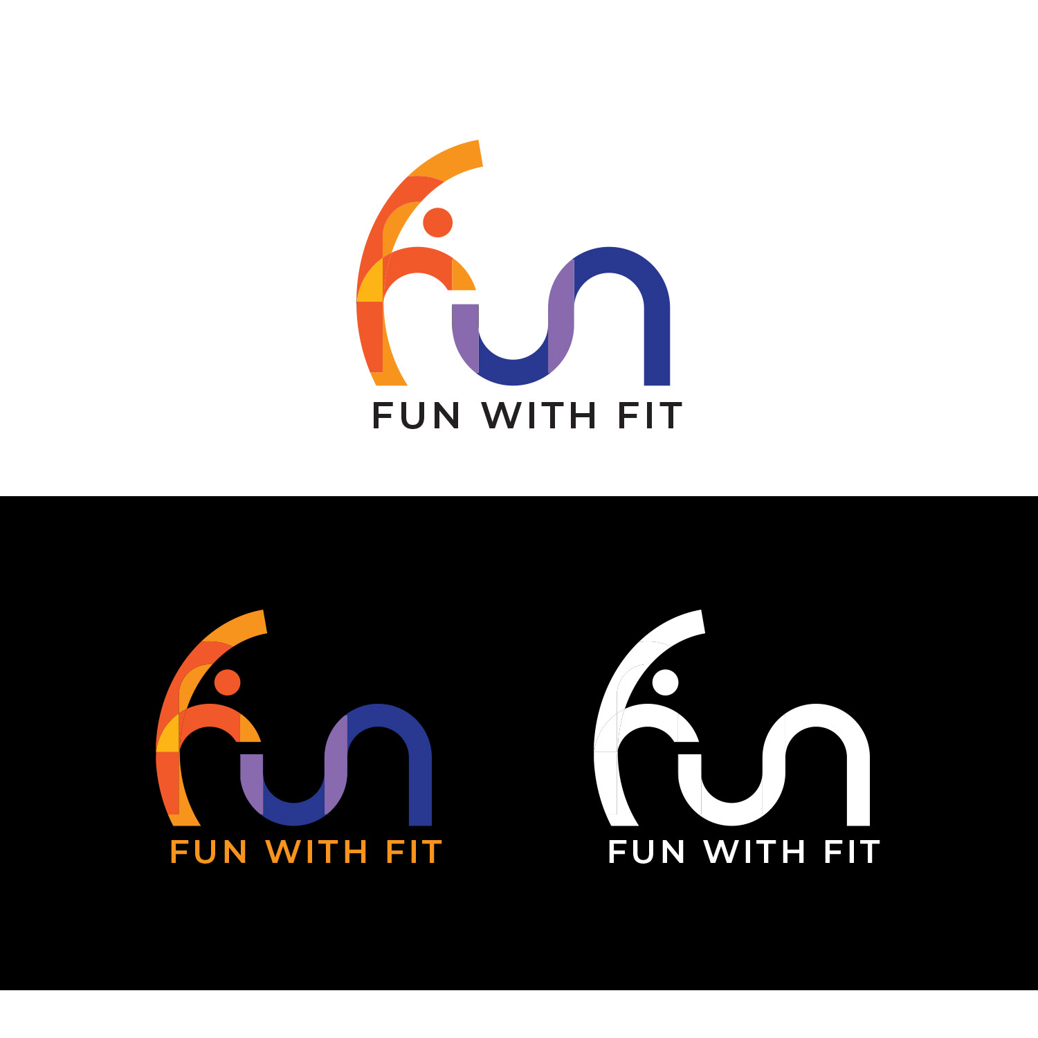 Logo Design by Finley Johnson for FUN WITH FIT | Design #25275942