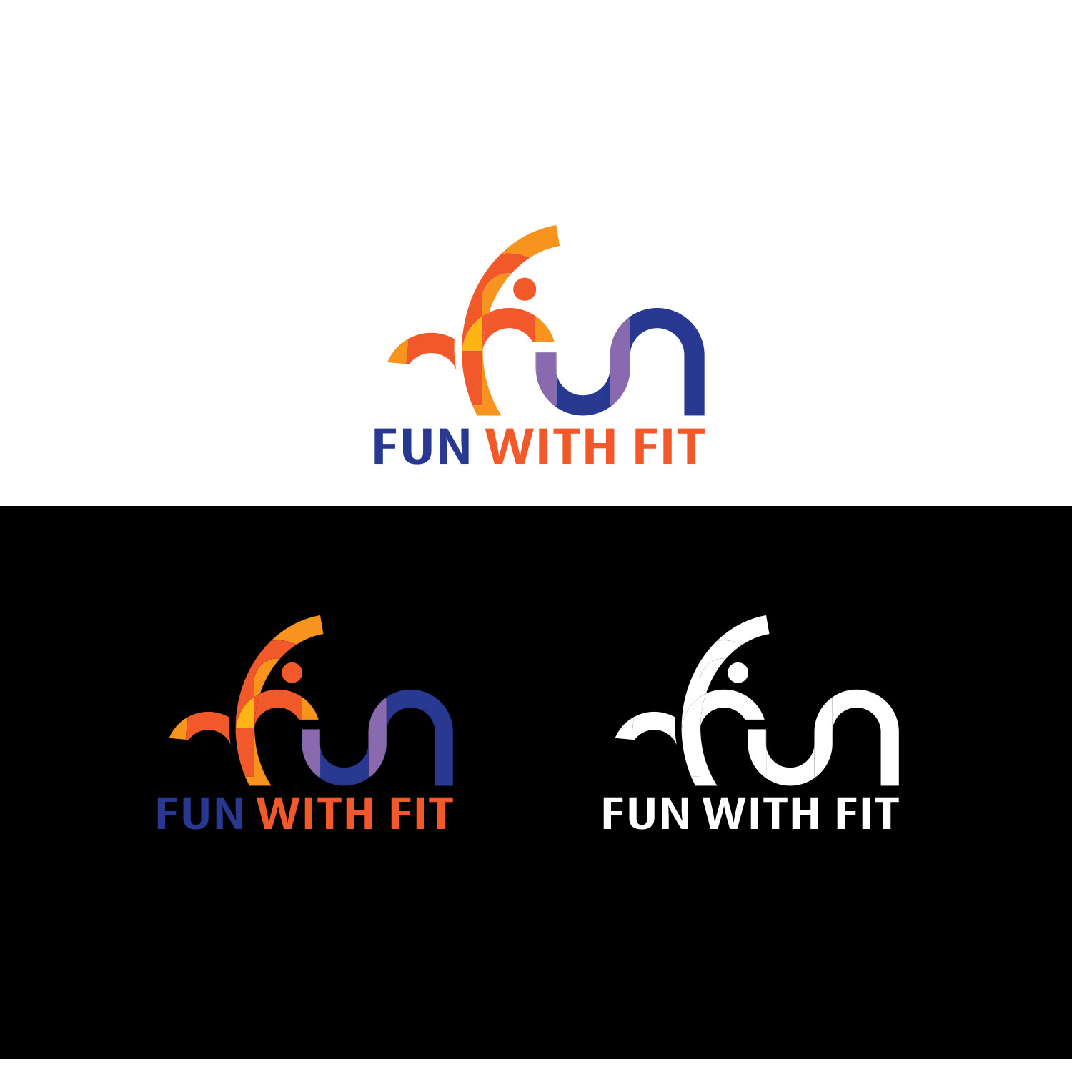 Logo Design by Finley Johnson for FUN WITH FIT | Design #25278875