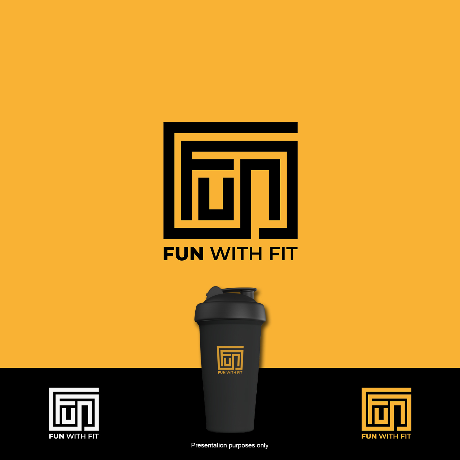 Logo Design by Grapi for FUN WITH FIT | Design #24607130