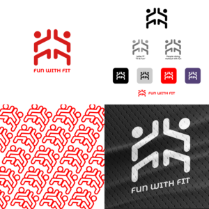 Logo Design by AbizarDesign for FUN WITH FIT | Design #24607257