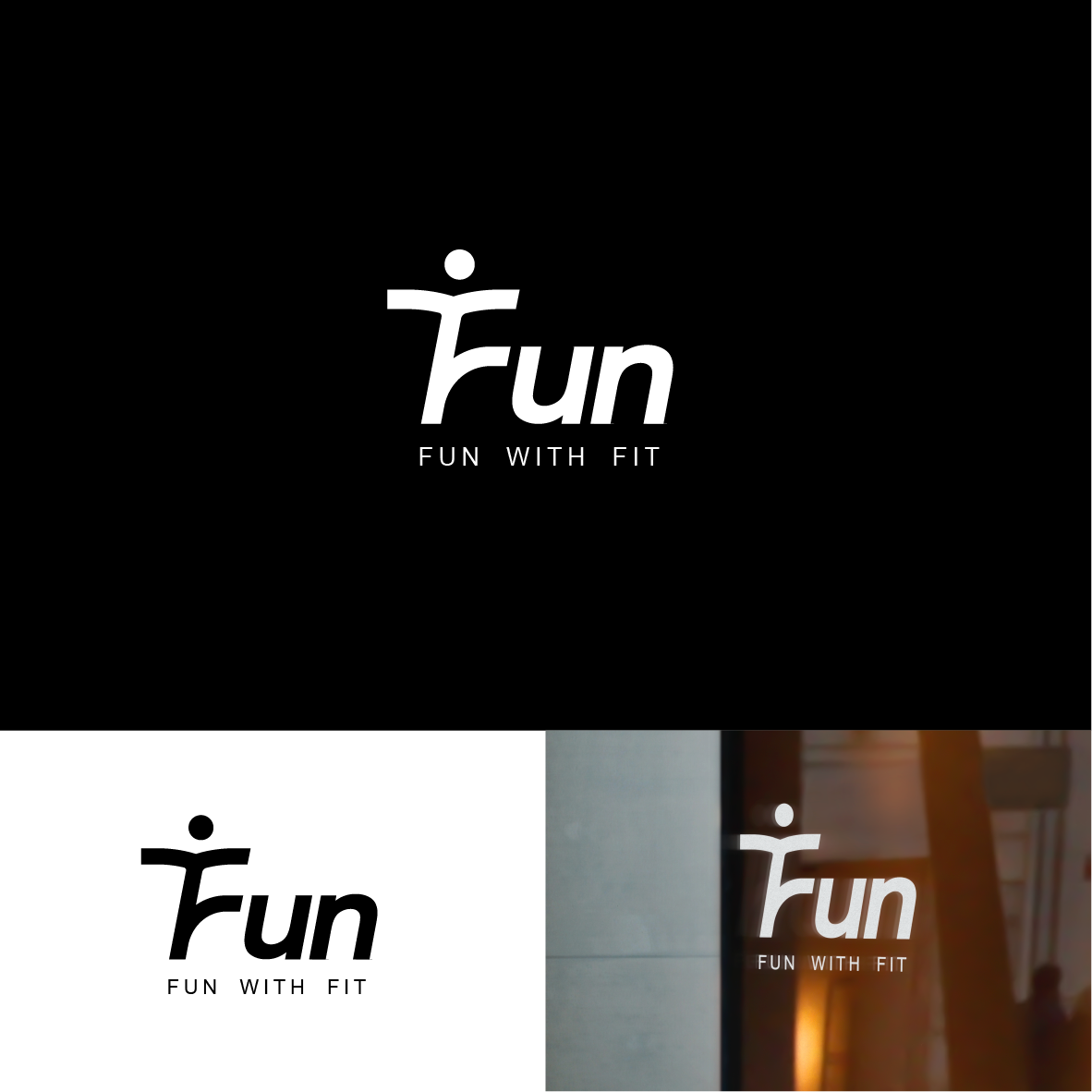 Logo Design by Chau Lun So for FUN WITH FIT | Design #25276492