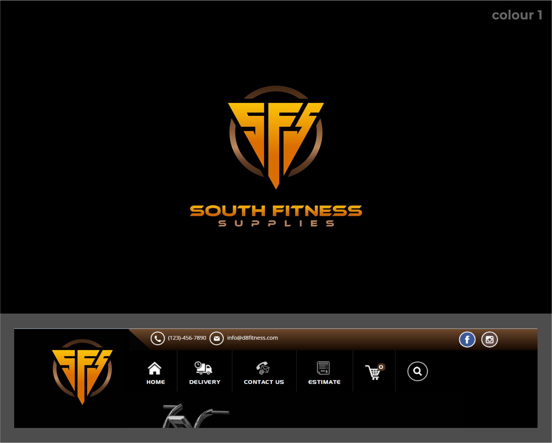 Logo Design by Robby SC for D8 Fitness | Design #24549534