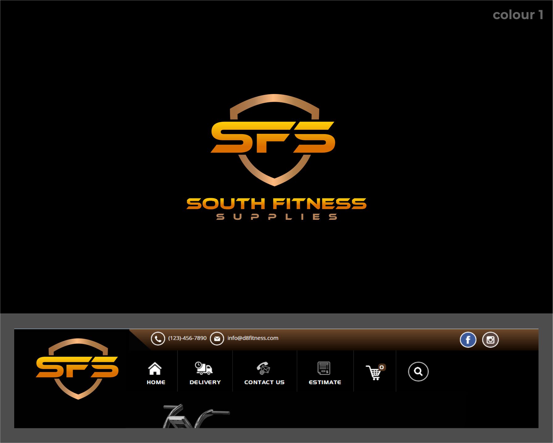 Logo Design by Robby SC for D8 Fitness | Design #24549639