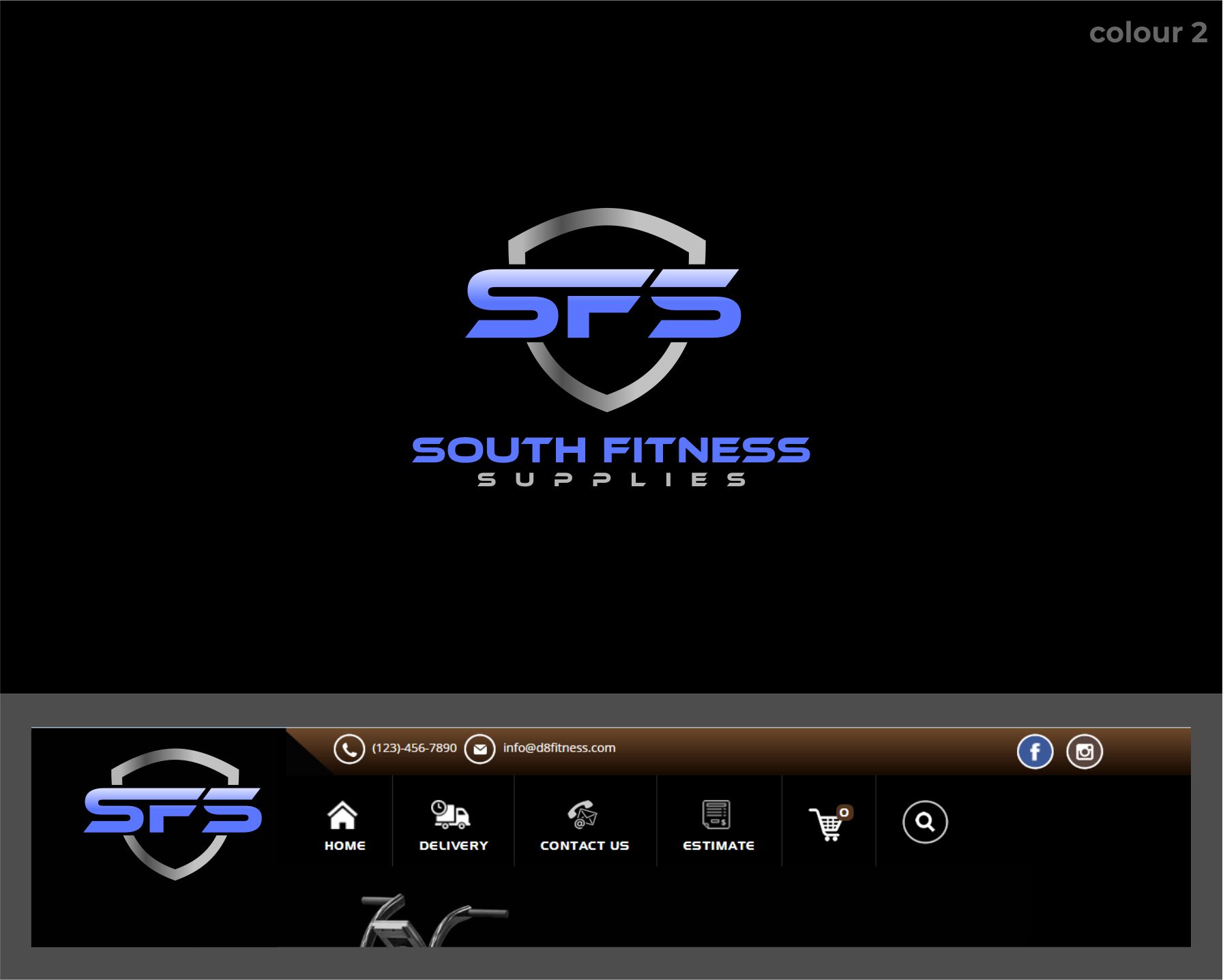 Logo Design by Robby SC for D8 Fitness | Design #24549640