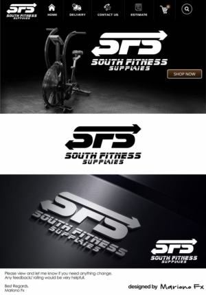 Logo Design by Mariono Fx for D8 Fitness | Design: #24549285