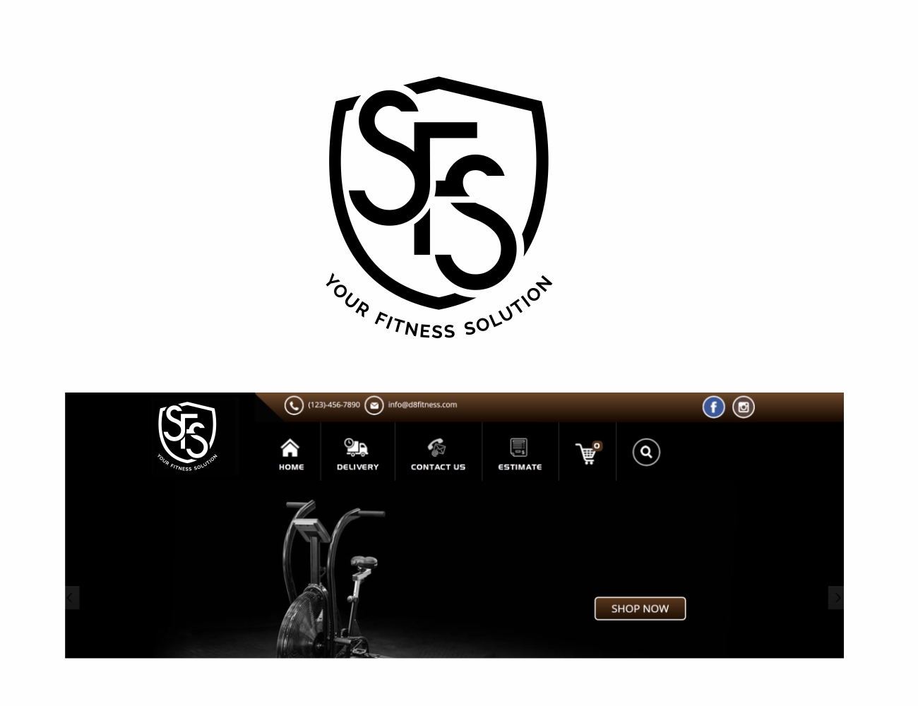 Logo Design by MOH Studio for D8 Fitness | Design #24550724