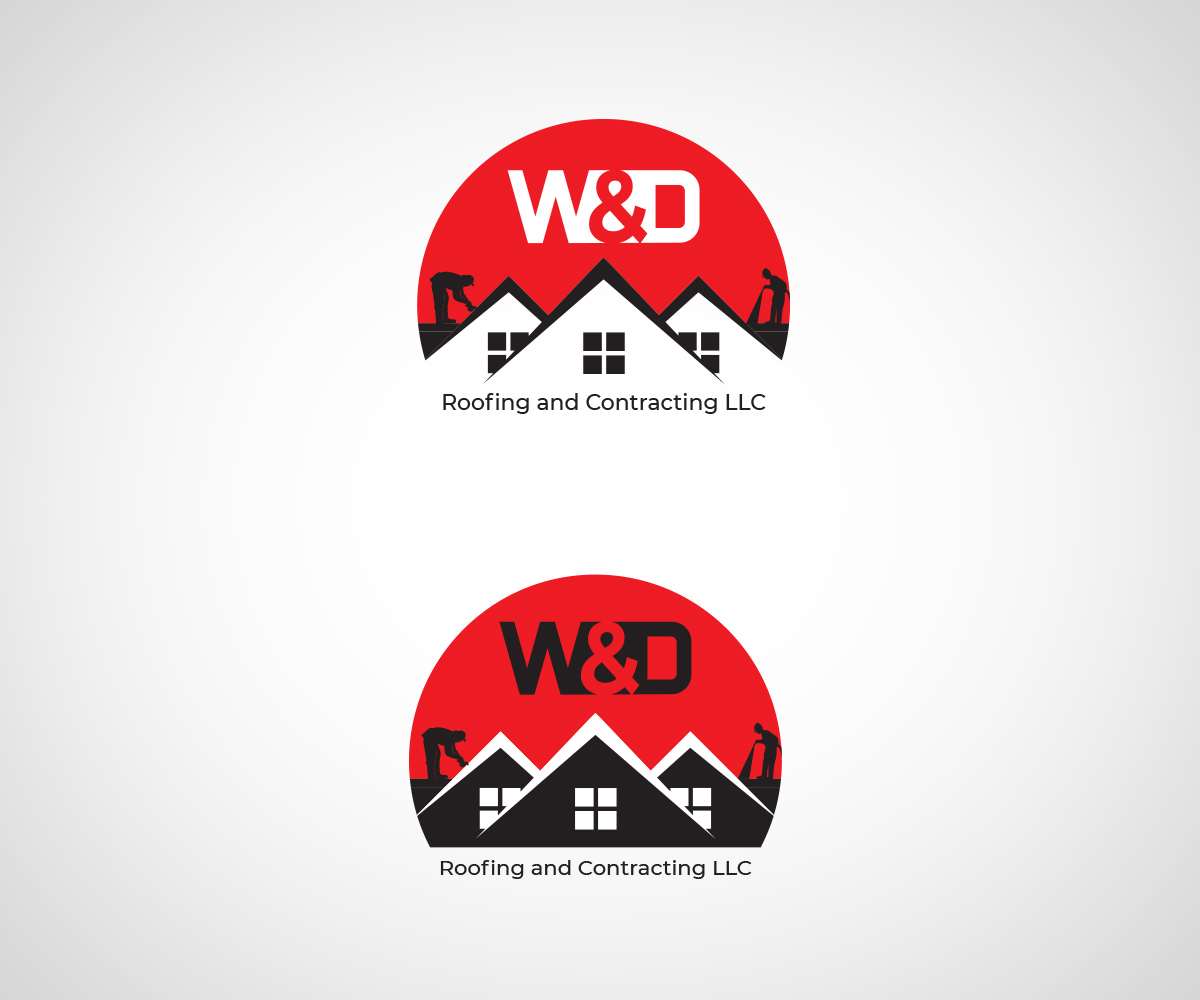 Logo-Design von Davis 5 für W & D Roofing and contracting | Design #24571320