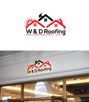 W & D Roofing and contracting . LLC | Logo Design by ZJ Design