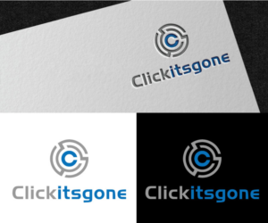 Clickitsgone | Logo Design by ZJ Design
