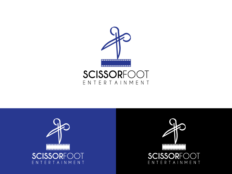 Logo and Business Card Design by jisuvo8 for ScissorFoot Entertainment | Design #24556081