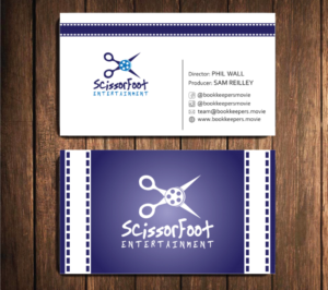 Diseño de Logo y Tarjeta de Presentación por jisuvo8 para ScissorFoot Entertainment | Diseño: #24556538