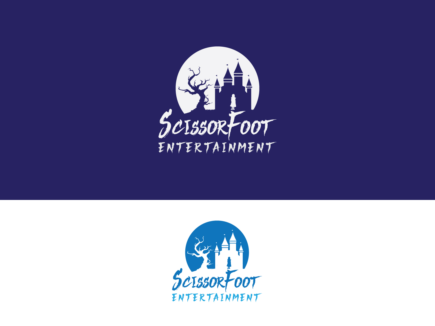Logo and Business Card Design by jisuvo8 for ScissorFoot Entertainment | Design #24584067