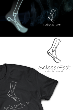 ScissorFoot Entertainment | Design de Logo et Carte de Visite par :) Zoya