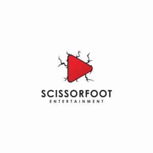 Logo- und Visitenkarten-Design von mohaliputra für ScissorFoot Entertainment | Design: #24579348
