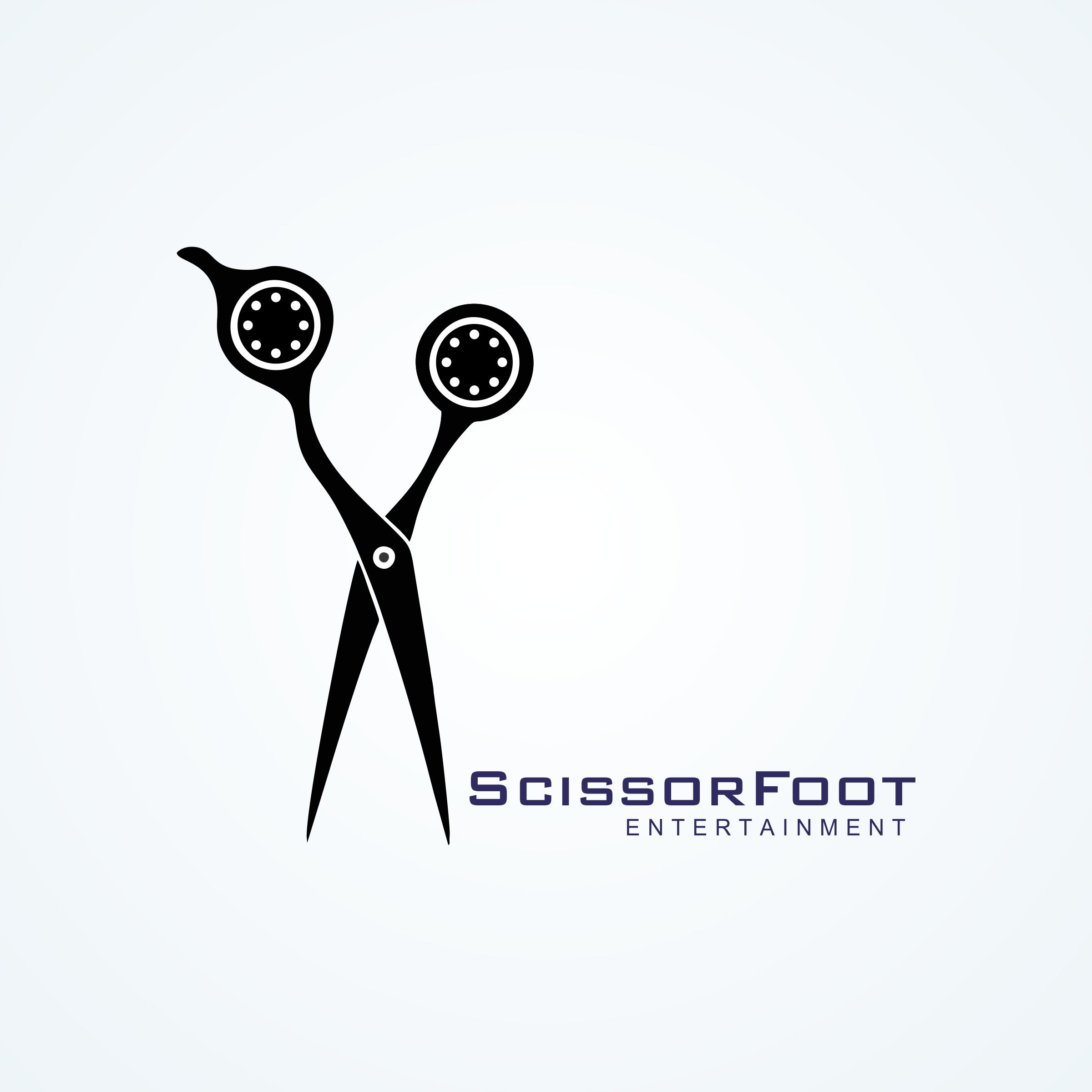 Logo and Business Card Design by magnetIndia for ScissorFoot Entertainment | Design #24553078