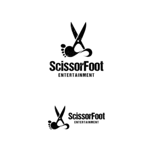 Logo- und Visitenkarten-Design von Artistic Quest für ScissorFoot Entertainment | Design #24592812