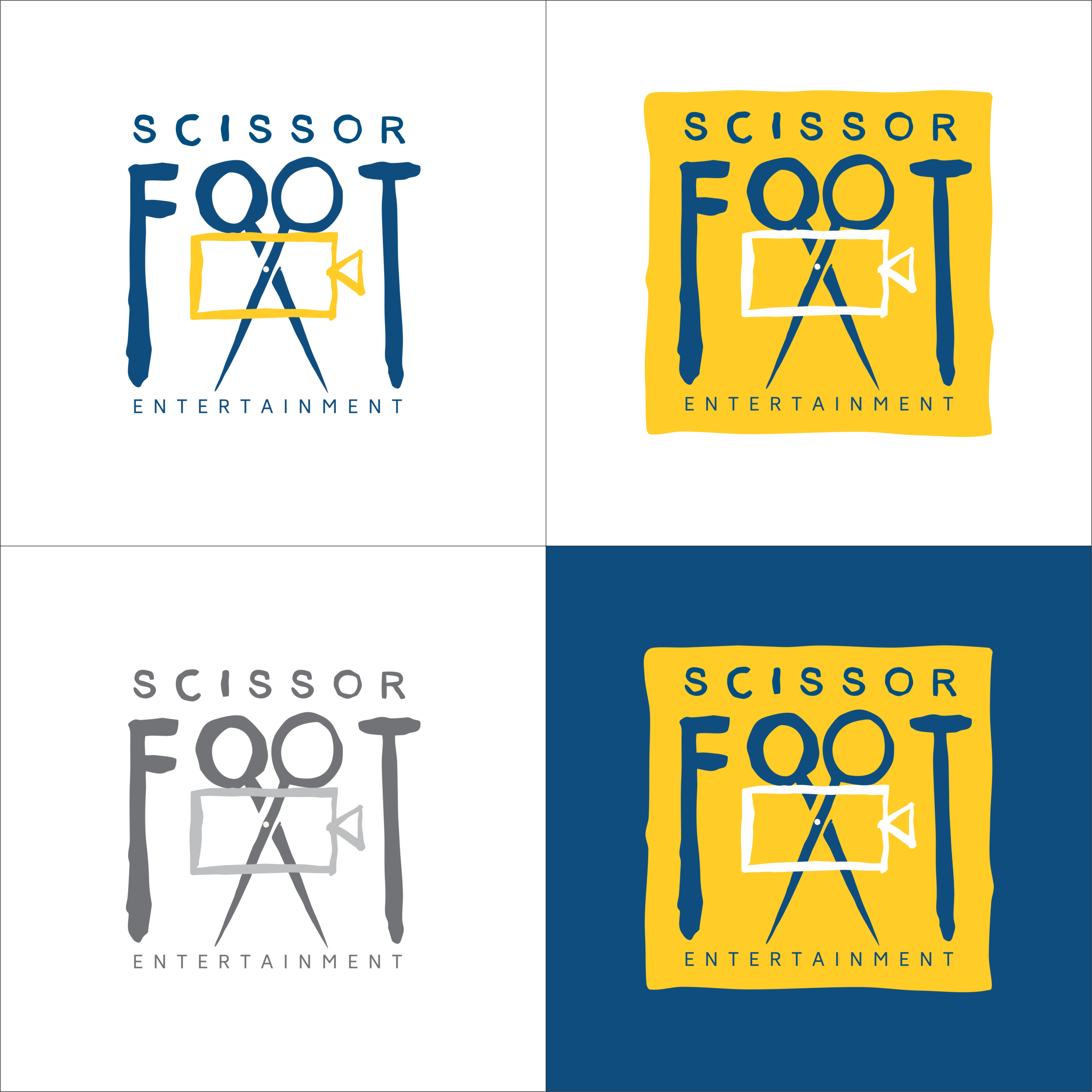 Design de Logo et Carte de Visite par Waan pour ScissorFoot Entertainment | Design #24598768