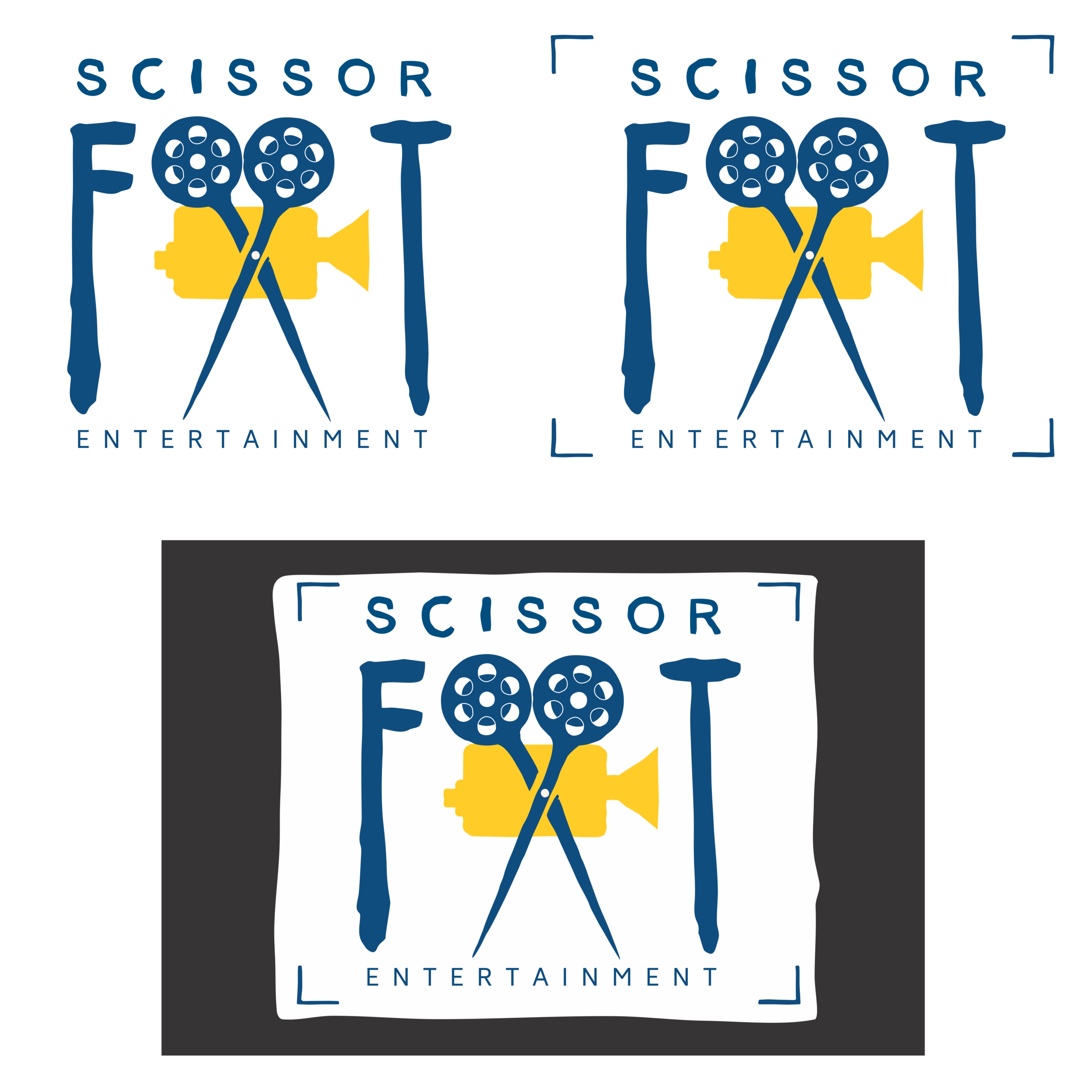 Diseño de Logo y Tarjeta de Presentación por Waan para ScissorFoot Entertainment | Diseño #24648923