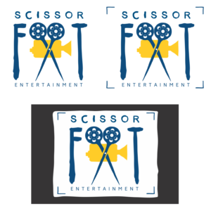 Logo- und Visitenkarten-Design von Waan für ScissorFoot Entertainment | Design: #24648923