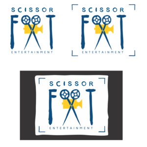Logo- und Visitenkarten-Design von Waan für ScissorFoot Entertainment | Design: #24648931