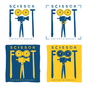 Logo- und Visitenkarten-Design von Waan für ScissorFoot Entertainment | Design: #24664023