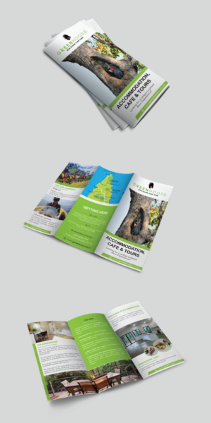 Trifold pamphlet for accommodation, cafe and tour business | Flyer Design by alex989