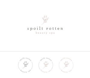 Spoilt Rotten Beauty Spa | Logo-Design von ultramarin