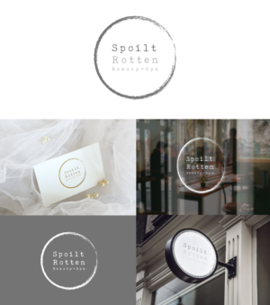 Spoilt Rotten Beauty Spa | Logo Design by Amethystica